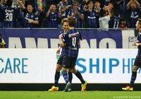 80分に決勝点となる逆転ゴールをねじ込んだ倉田 秋（Ｇ大阪）【明治安田Ｊ１ 2nd 第11節 Ｇ大阪vs甲府】