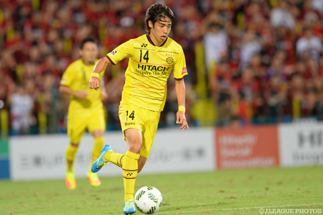 途中出場でアシストを記録した伊東 純也（柏）【明治安田Ｊ１ 2nd 第11節 柏vs鹿島】