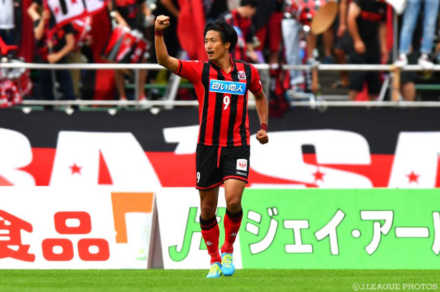 2ゴールで今季リーグ戦得点数を17に伸ばした都倉 賢（札幌）【明治安田Ｊ２ 第31節 札幌vs群馬】