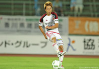 豪快なシュートで同点弾を決めた金子 昌広（金沢）【明治安田Ｊ２ 第31節 讃岐vs金沢】