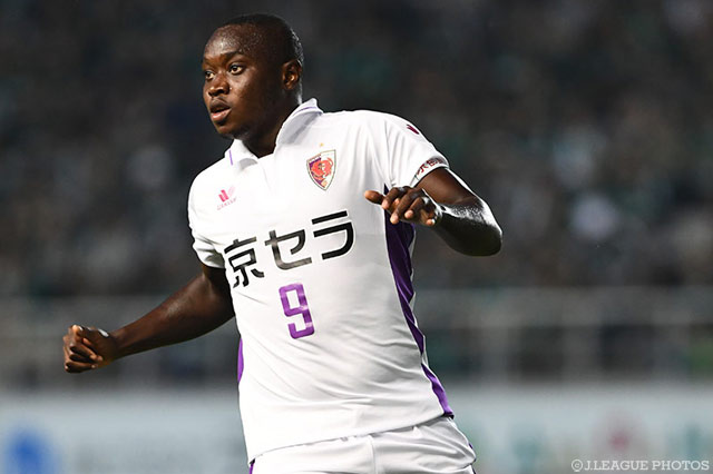 第25節以来の先発出場を果たすも、無得点に終わったダニエル ロビーニョ（京都）【明治安田Ｊ２ 第31節 松本vs京都】