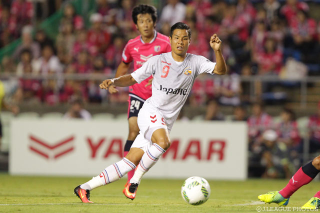 古巣との対戦で悔しい無得点に終わった永井 龍（長崎）【明治安田Ｊ２ 第31節 Ｃ大阪vs長崎】