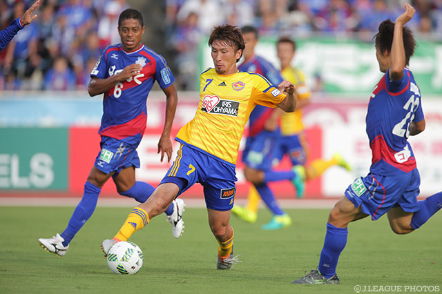 左サイドからのクロスで決定機を作った奥埜 博亮（仙台）【明治安田Ｊ１ 2nd 第12節 甲府vs仙台】