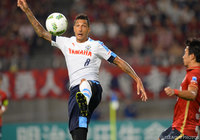 2試合連続得点とはならなかったジェイ（磐田）【明治安田Ｊ１ 2nd 第12節 鹿島vs磐田】