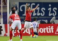 名古屋のＪ１通算1,250得点目となる同点弾を決めた永井 謙佑【明治安田Ｊ１ 2nd 第12節 名古屋vsＧ大阪】