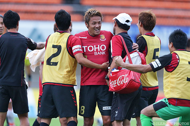 交代出場で決勝点を決め、起用に応えた石堂 和人（福島）【明治安田Ｊ３ 第22節 福島vs長野】