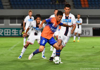 チーム最多3本のシュートで6試合ぶりの得点を狙った永井 龍（長崎）【明治安田Ｊ２ 第32節 長崎vs札幌】