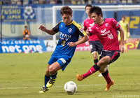 2得点に絡む活躍を見せた松本 昌也（大分）【明治安田Ｊ３ 第22節 大分vsＣ大23】