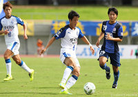 果敢に2試合連続ゴールを狙った後藤 優介（大分）【明治安田Ｊ３ 第23節 富山vs大分】