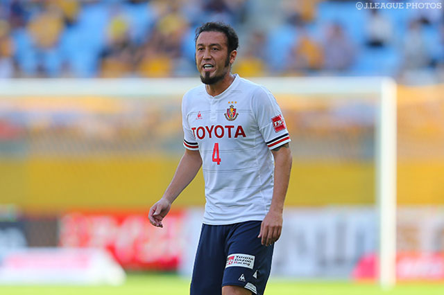 先制点をアシストした田中 マルクス闘莉王（名古屋）【明治安田Ｊ１ 2nd 第13節 仙台vs名古屋】