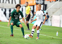 交代出場でチャンスを作った村田 和哉（清水）【明治安田Ｊ２ 第33節 松本vs清水】