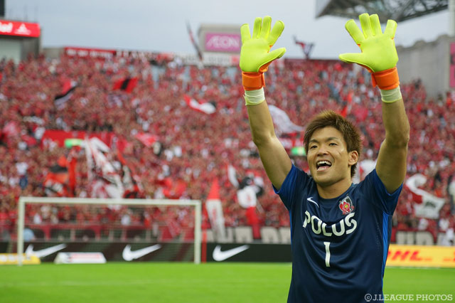 古巣を無失点に抑え、勝利に貢献した西川 周作（浦和）【明治安田Ｊ１ 2nd 第13節 浦和vs広島】