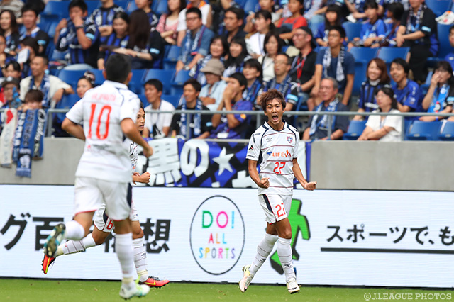 撃ち合いの幕開けを告げた田邉 草民（FC東京）の先制ゴール 【明治安田Ｊ１ 2nd 第13節 Ｇ大阪vsFC東京】