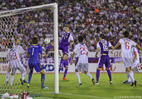 ゴール前で決定的なシュートを放ったアンドレイ（京都）【明治安田Ｊ２ 第33節 京都vs北九州】