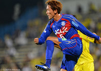 最終ラインで90分間奮闘した新里 亮（甲府）【明治安田Ｊ１ 2nd 第13節 柏vs甲府】