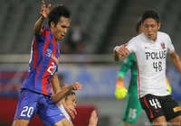 1トップに入った前田 遼一（FC東京）【ＹＬＣ 準決勝 第1戦 FC東京vs浦和】