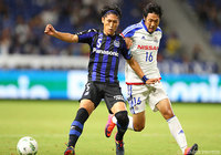 CKから惜しいヘッドを放った丹羽 大輝（Ｇ大阪）【ＹＬＣ 準決勝 第1戦 Ｇ大阪vs横浜FM】