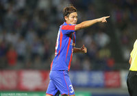 先制ヘッドを決め、試合の均衡を破った東 慶悟（FC東京）【ＹＬＣ 準決勝 第1戦 FC東京vs浦和】