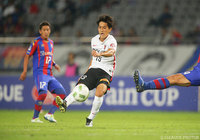 同点ミドルを突き刺し、得点ランキングトップに立った高木 俊幸（浦和）【ＹＬＣ 準決勝 第1戦 FC東京vs浦和】