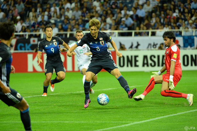 原口 元気（ヘルタ・ベルリン）が貴重な先制点を奪取【ロシアＷ杯 アジア最終予選 日本vsイラク】