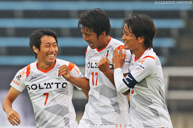 4試合連続ゴールを決めた阪野 豊史（愛媛）【明治安田Ｊ２ 第35節 山形vs愛媛】