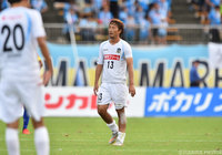 チーム最多4本のシュートを放った木島 徹也（讃岐）【明治安田Ｊ２ 第35節 徳島vs讃岐】