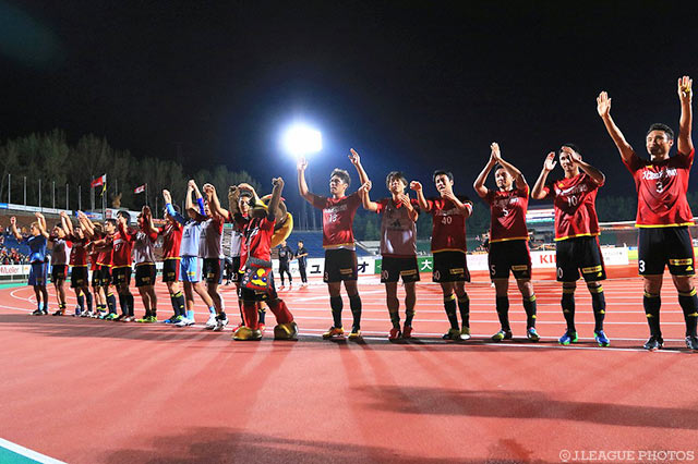 虎の子の1点を守り抜き、今季初のホーム連勝を果たした金沢【明治安田Ｊ２ 第35節 金沢vs山口】