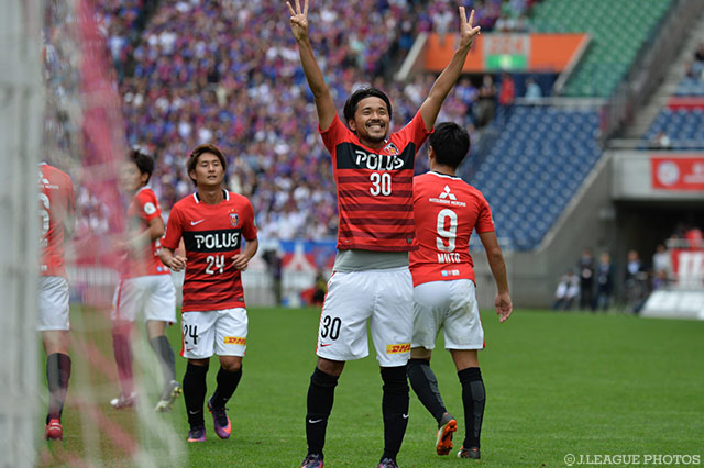 高い決定力を示しハットトリックを達成した興梠 慎三（浦和）【ＹＬＣ 準決勝 第2戦 浦和vsFC東京】