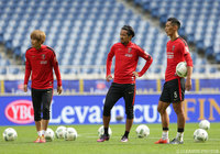 決戦の地、埼玉で前日練習を行った浦和の選手たち【ＹＬＣ 決勝前日練習】