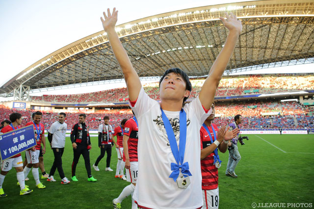 準決勝第1戦決勝ゴールの武藤 雄樹（浦和）【ＹＬＣ 決勝 Ｇ大阪vs浦和】