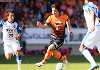 今季2点目が貴重な決勝ゴールとなった菅野 哲也（長野）【明治安田Ｊ３ 第25節 長野vs大分】