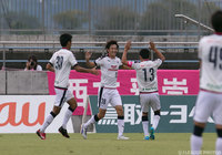 今季4点目となる先制点を挙げ、勝利に貢献した西本 雅崇（C大23）【明治安田Ｊ３ 第25節 鳥取vsＣ大23】