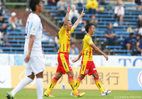 ハットトリックでチームを6試合ぶりの勝利に導いた原 一樹（北九州）【明治安田Ｊ２ 第36節 北九州vs讃岐】