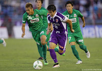 鋭い動きで2試合連続得点を狙ったイ ヨンジェ（京都）【明治安田Ｊ２ 第36節 京都vs岐阜】