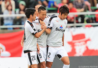 2得点で今季の得点数を20ゴールに乗せた鄭 大世【明治安田Ｊ２ 第36節 金沢vs清水】