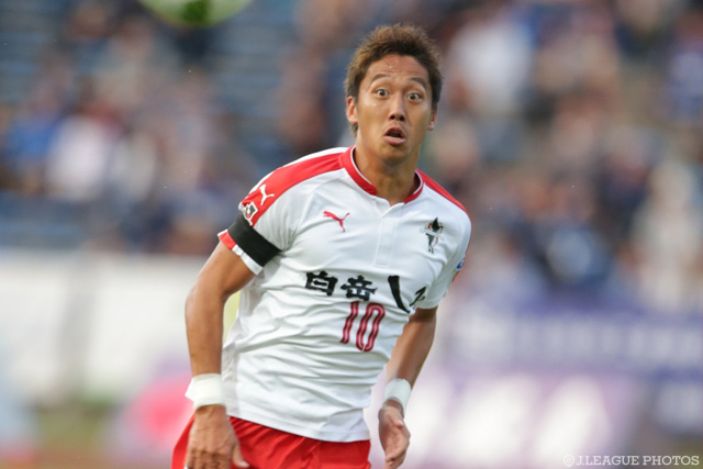 Ｊ２通算50試合出場を達成した清武 功暉（熊本）【明治安田Ｊ２ 第36節 町田vs熊本】