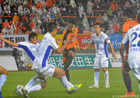 同点ゴールを決め、反撃の狼煙を上げた三幸 秀稔（山口）【明治安田Ｊ２ 第36節 山口vs徳島】