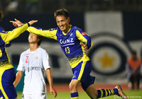 2得点で勝利の立役者となった高橋 駿太（群馬）【明治安田Ｊ２ 第36節 群馬vs長崎】