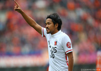 先制点をマークした興梠 慎三（浦和）【明治安田Ｊ１ 2nd 第15節 新潟vs浦和】