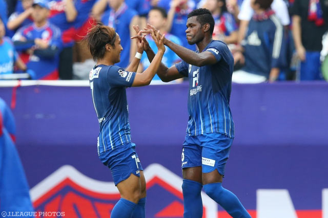 ダニルソンのCKがオウンゴールを誘発し、先制した福岡【明治安田Ｊ１ 2nd 第15節 福岡vs甲府】