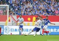 前半アディショナルタイムに同点ゴールを決めた井手口 陽介（G大阪）【明治安田Ｊ１ 2nd 第15節 横浜FMvsＧ大阪】