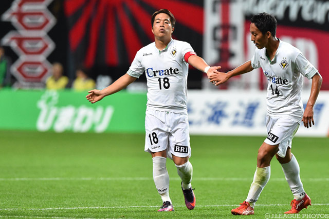 第25節以来となる先発出場で先制点を挙げた高木 大輔（東京Ｖ）【明治安田Ｊ２ 第37節 札幌vs東京Ｖ】