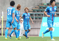 今季4点目となる得点を挙げ、勝利に貢献した 久富 賢（秋田）【明治安田Ｊ３ 第26節 Ｃ大23vs秋田】