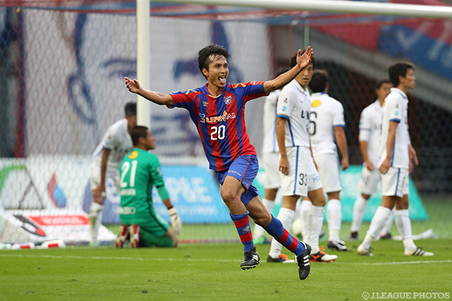 84分に待望の追加点をもたらした前田 遼一（FC東京）【明治安田Ｊ１ 2nd 第15節 FC東京vs鹿島】