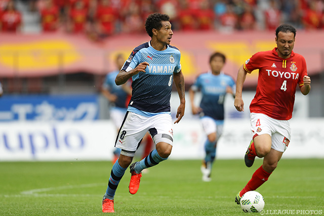 同点ゴールを含む７本のシュートを放ったジェイ（磐田）【明治安田Ｊ１ 2nd 第15節 名古屋vs磐田】