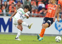 チーム最多3本のシュートを放った山田 直輝（湘南）【明治安田Ｊ１ 2nd 第15節 大宮vs湘南】