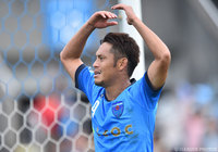貴重な逆転弾で5試合ぶりの勝利をもたらした津田 知宏（横浜FC）【明治安田Ｊ２ 第37節 横浜FCvs群馬】