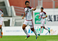 FKをヘッドで合わせ、同点弾を挙げた太田 康介（金沢）【明治安田Ｊ２ 第37節 岡山vs金沢】