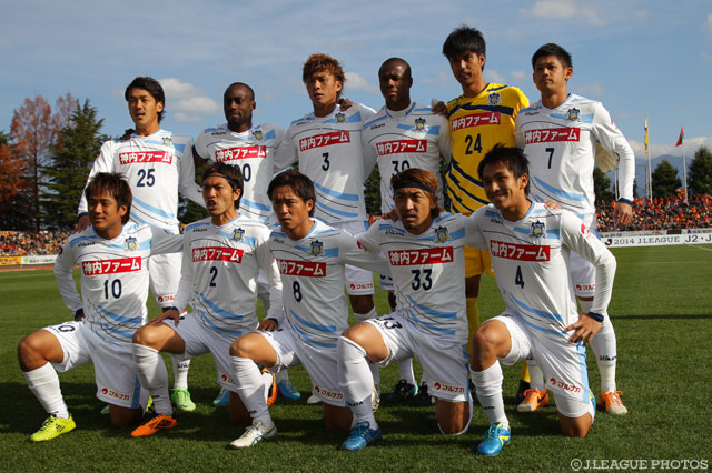 第1戦に臨む讃岐のスターティングイレブン【２０１４ Ｊ２・Ｊ３入れ替え戦 第1戦 長野vs讃岐】