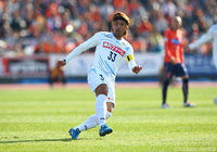 再三に渡って長野ゴールを脅かした木島 良輔（讃岐）【２０１４ Ｊ２・Ｊ３入れ替え戦 第1戦 長野vs讃岐】